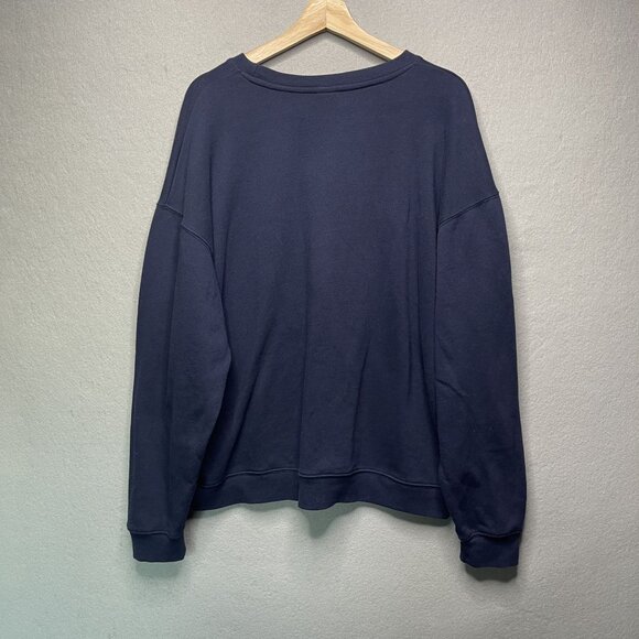 Vintage Disney Mickey Mouse Navy Sweatshirt XL - Picture 5 of 6